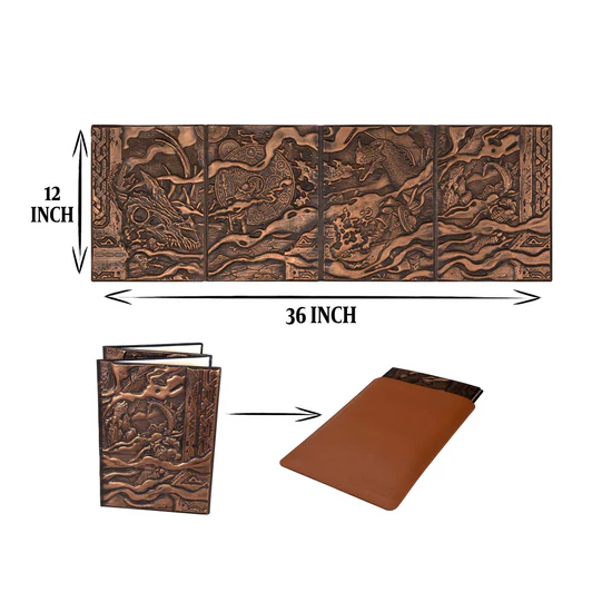 3D Faux-Leather Customizable Game Master Screen - Image 4