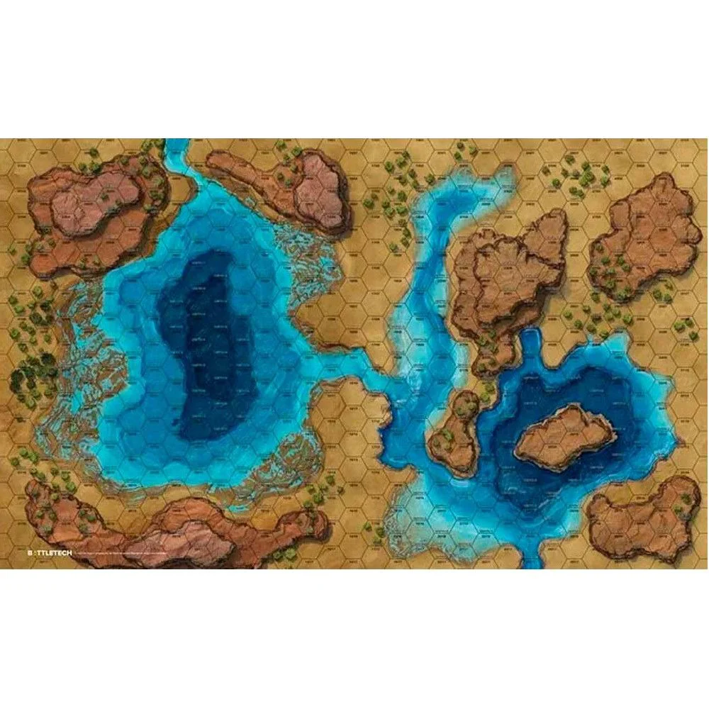 BattleTech: BattleMat: Savannah: Large Lakes - Image 3